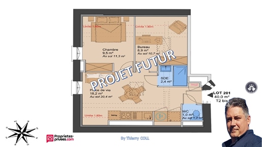 Appartement 2 pièces 40 m² · à Lyon 3ème · 40 m² · 212 500 €