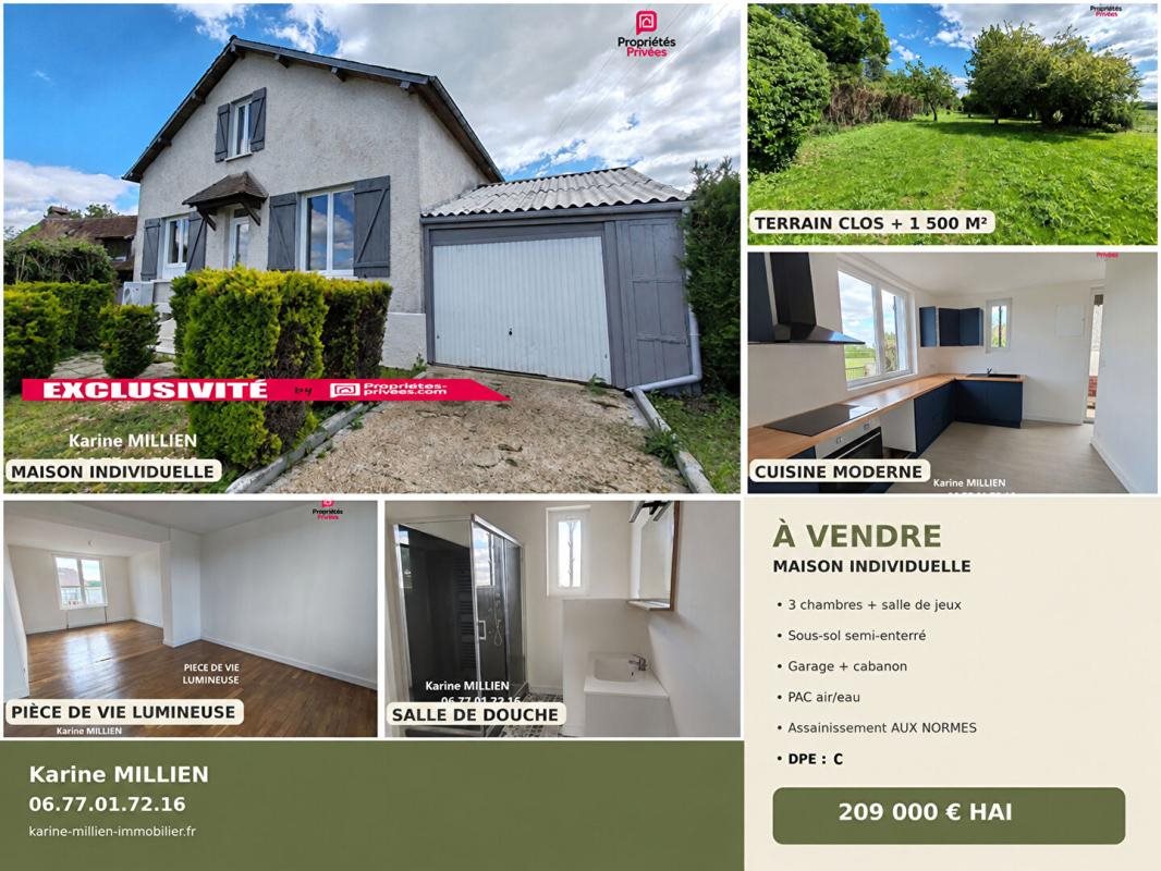 Maison à vendre, 107m², Acon