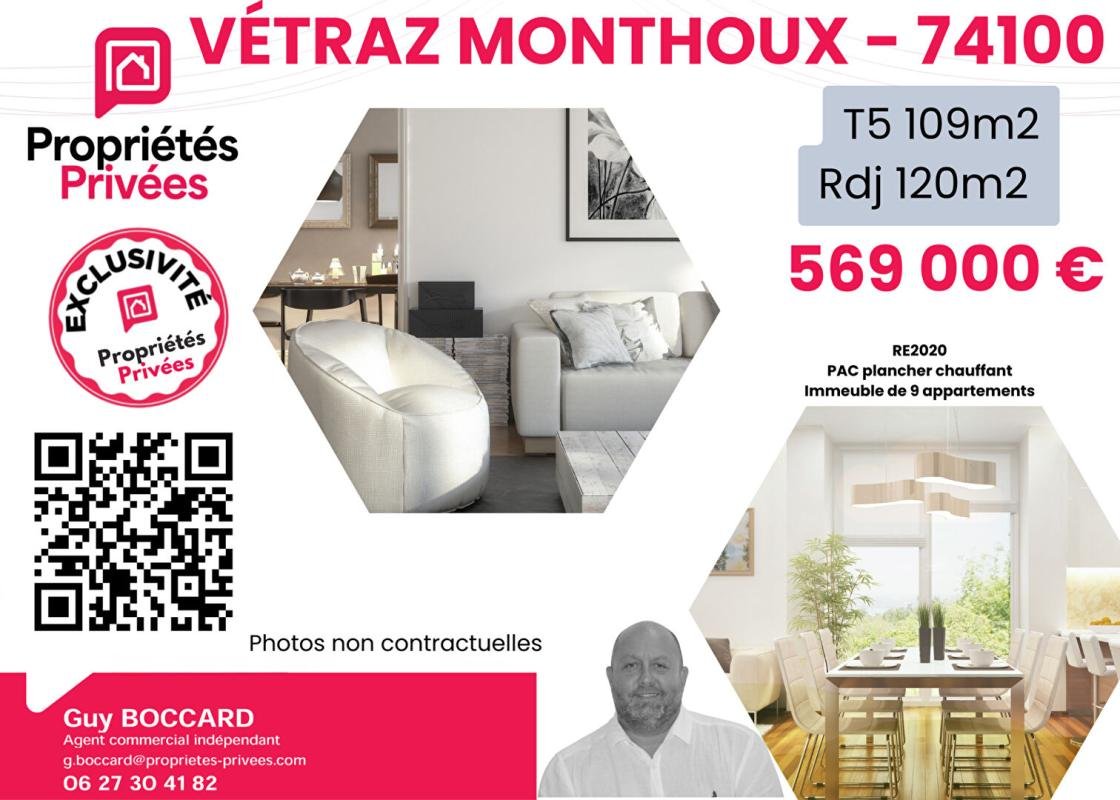 Appartement à vendre, 109m², Vétraz-Monthoux