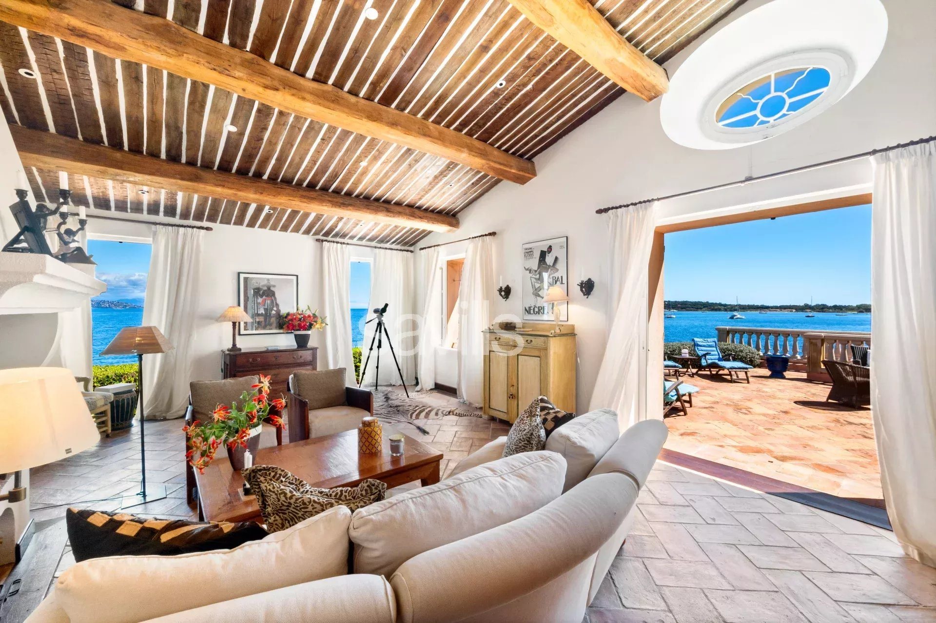Saint-Tropez - Delightful Waterfront property with breathtaking sea views - Vue 6