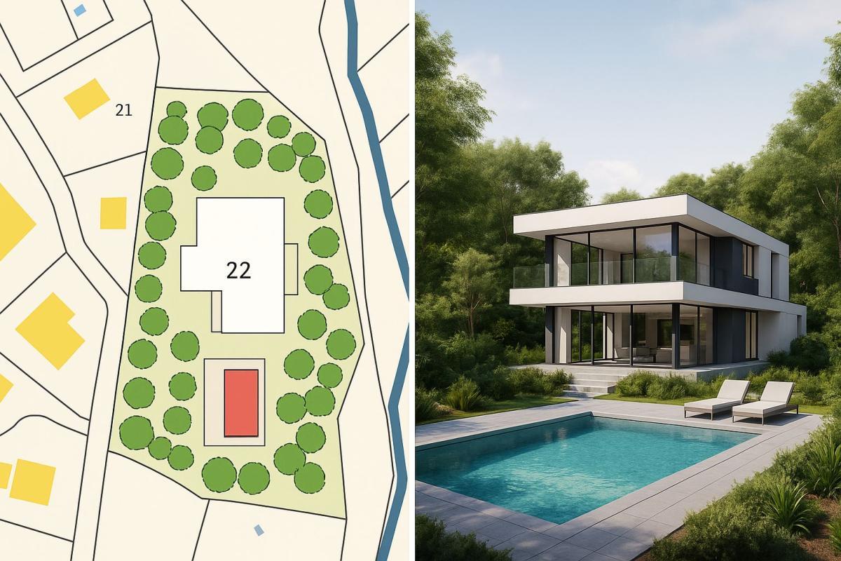 Cannes – Rare market opportunity: attractive land parcel with a valid building permit. - Plus