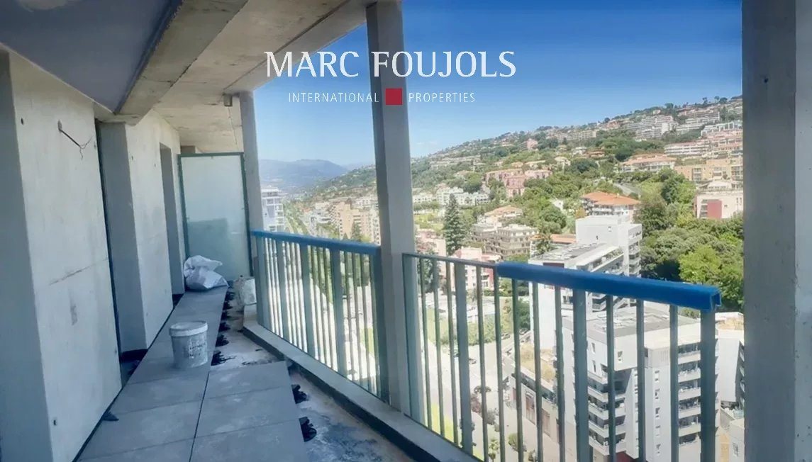 Nice Méridia - 3-room last floor sea and mountain view, terrace and parking - Widok 5