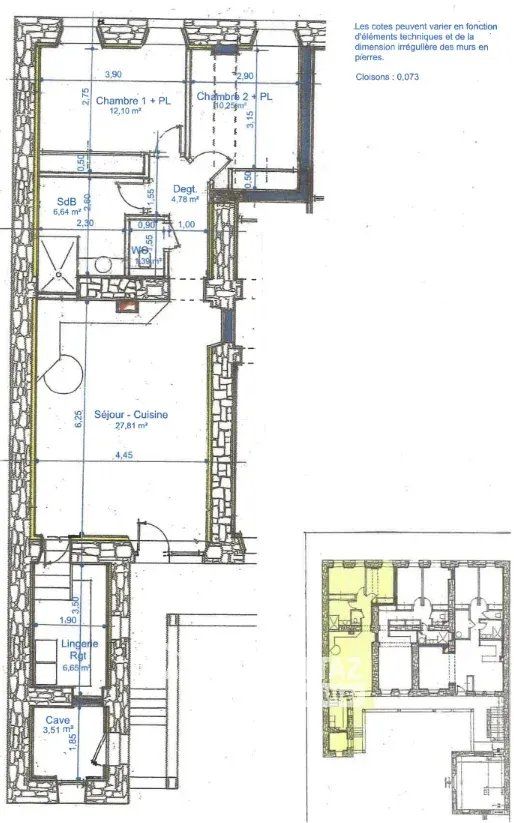 Appartement 3 pièces 73 m² · à Bonneville · 73 m² · 246 000 €