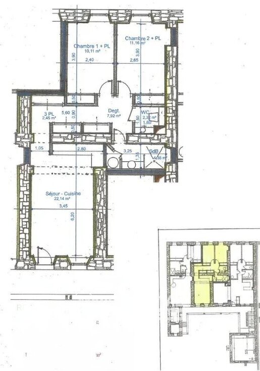Appartement 3 pièces 60 m² · à Bonneville · 60 m² · 205 000 €
