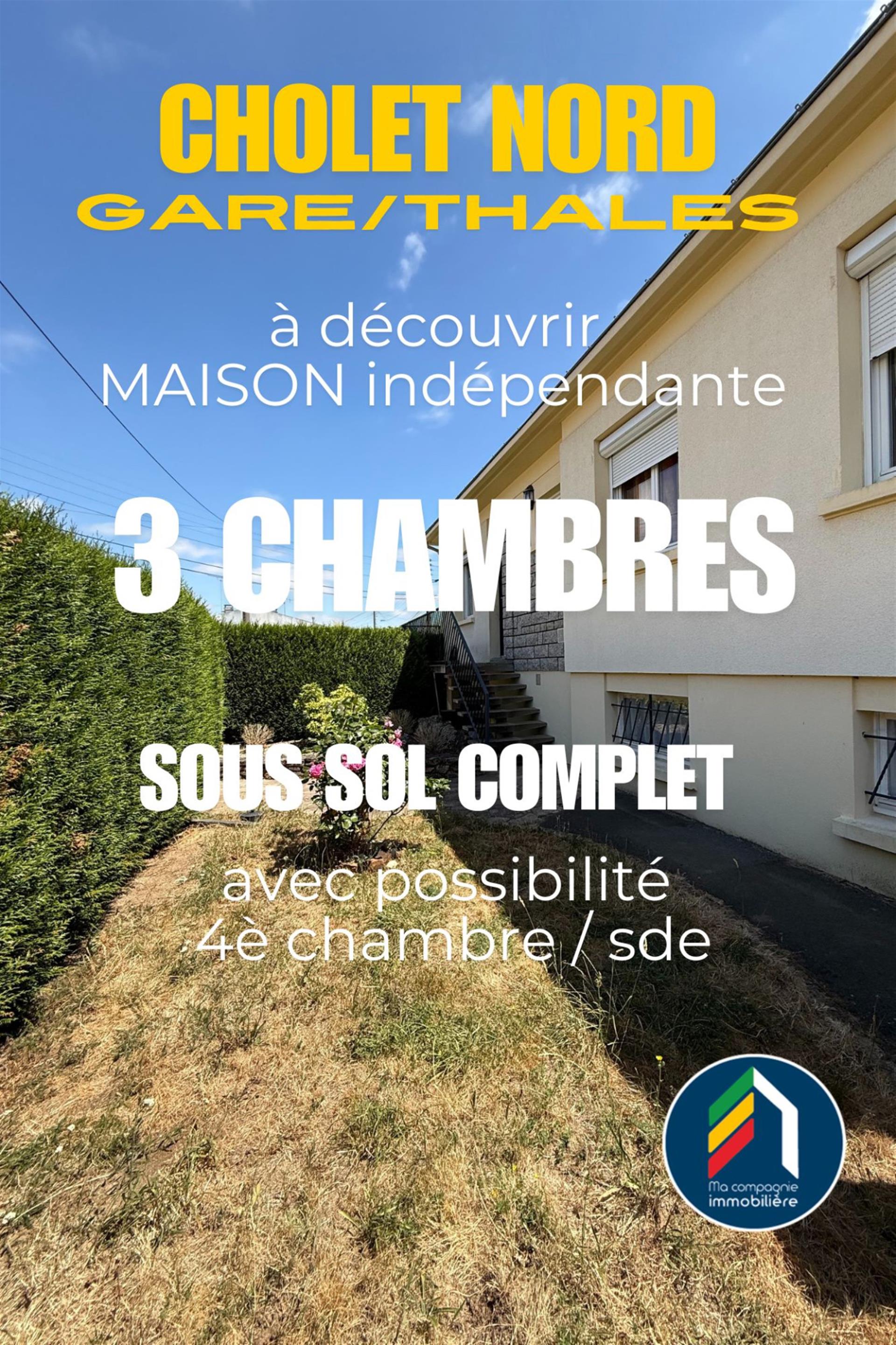 Maison à vendre, 95m², Cholet