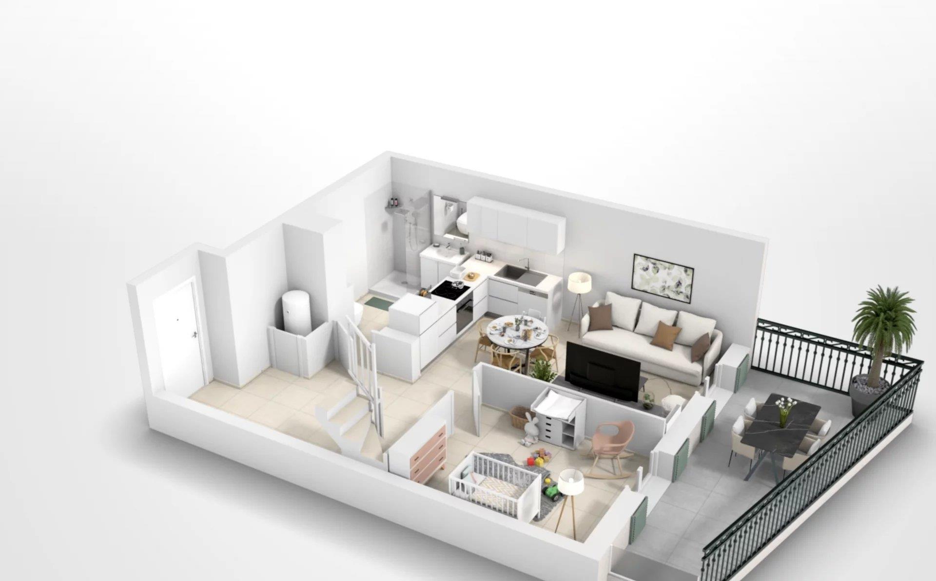 New apartment just steps from Place des Lices - Ansicht 6