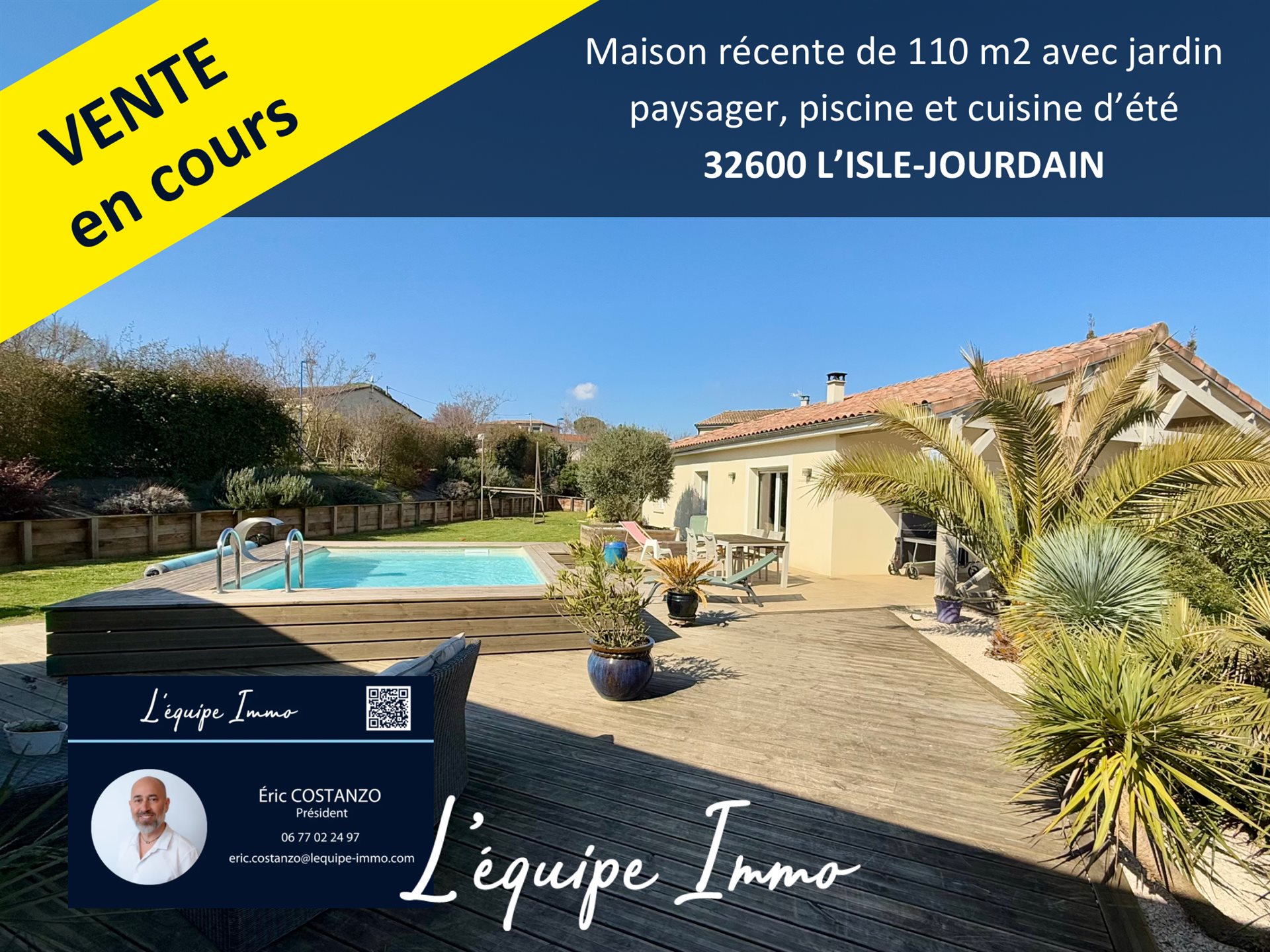 Maison à vendre, 110m², L'Isle-Jourdain