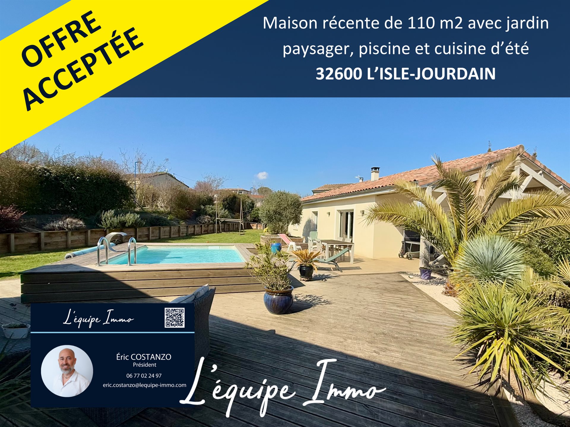 Maison à vendre, 110m², L'Isle-Jourdain