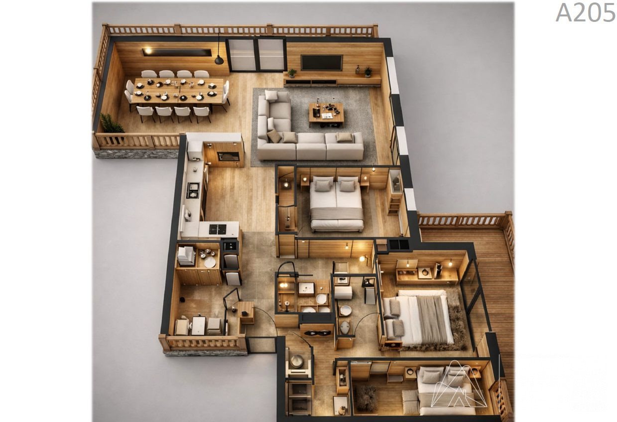 Apartment in Morzine, Le Bourg, Les Lys - Vue 5