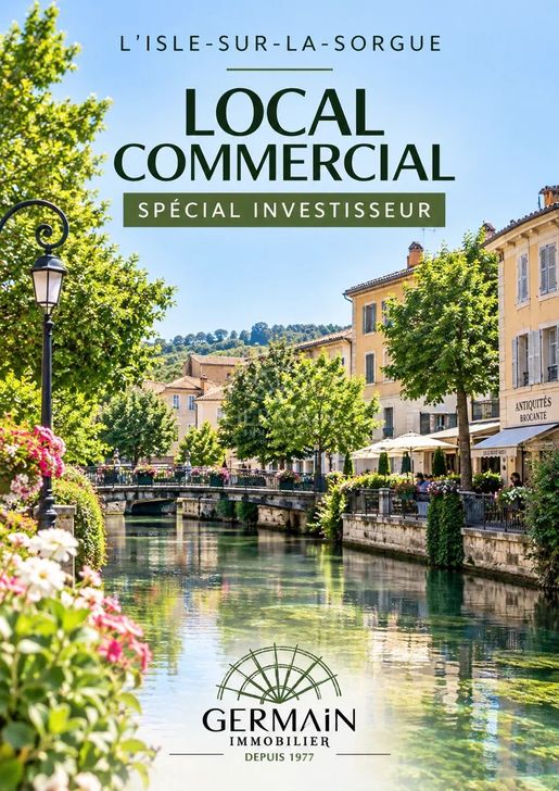 Local commercial · L'Isle-sur-la-Sorgue (Vaucluse) · 130 000 €