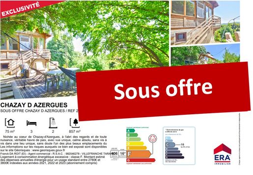 Maison 4 pièces 75 m² · à Chazay-d'Azergues · 75 m² · 275 000 €