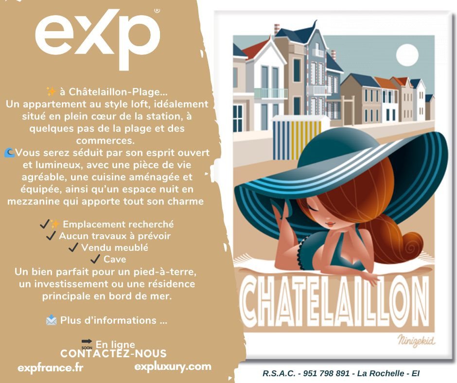 Appartement à vendre, 52m², Châtelaillon-Plage