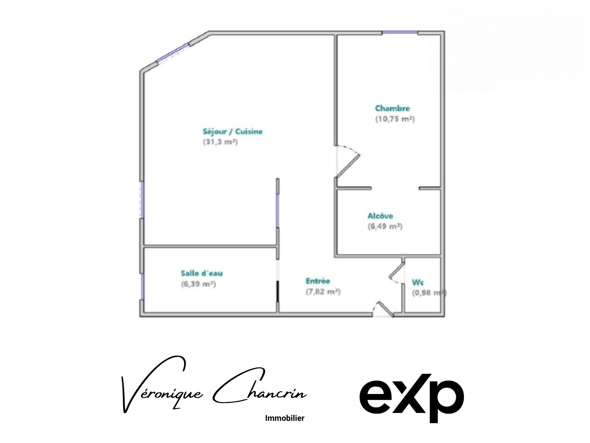 Appartement à vendre, 63m², Oullins