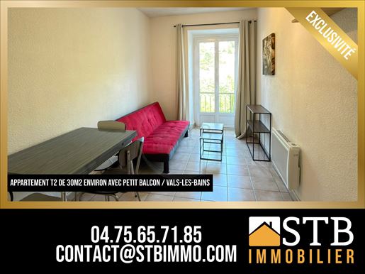 Appartement 2 pièces 30 m² · à Vals-les-Bains · 30 m² · 59 000 €