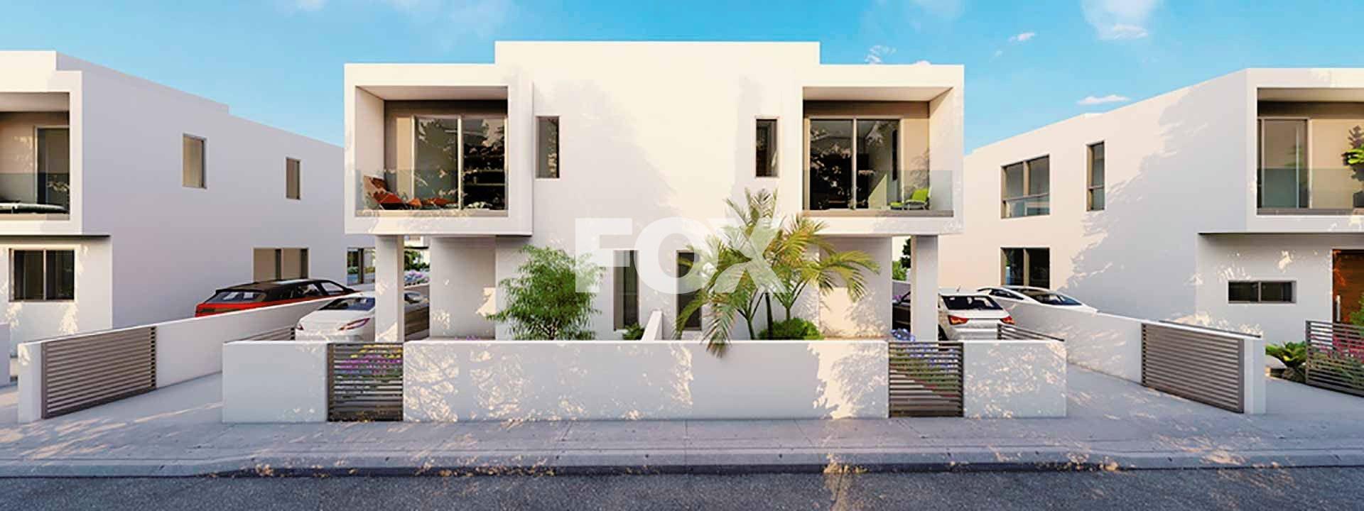 Three bedroom semi detached house In Mandria Pafou Paphos Cy