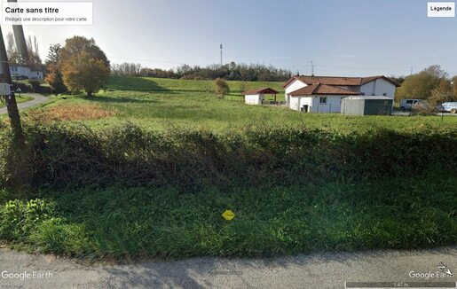 Terrain 1150 m² · à Bellocq · 1 150 m² · 44 000 €