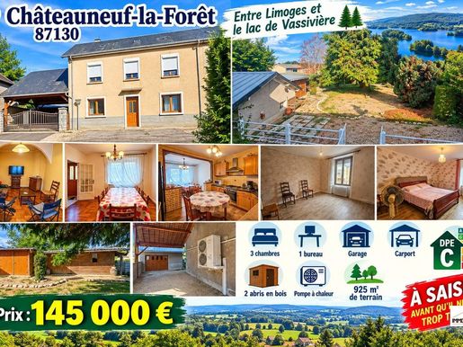 Maison 6 pièces 112 m² · à Châteauneuf-la-Forêt · 112 m² · 145 000 €