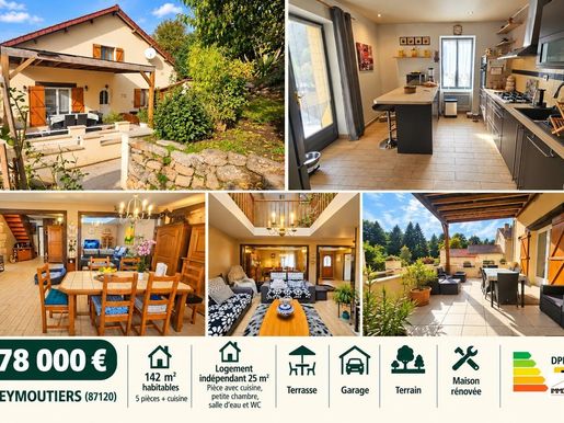 Maison 5 pièces 165 m² · à Eymoutiers · 165 m² · 178 000 €