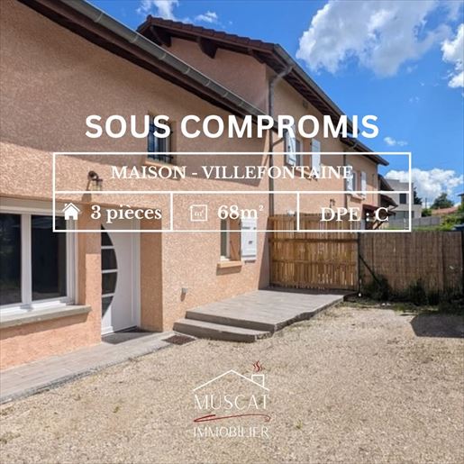 Maison 3 pièces 68 m² · à Villefontaine · 68 m² · 209 000 €