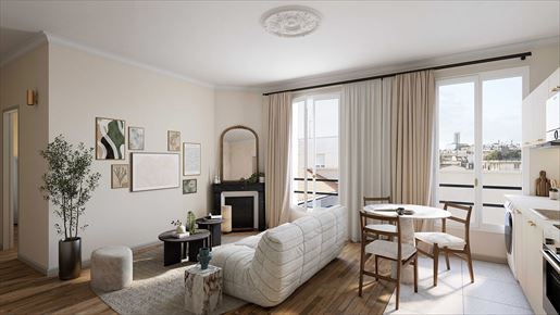 3 pièces 50 m² · à Levallois-Perret · 50 m² · 538 000 €