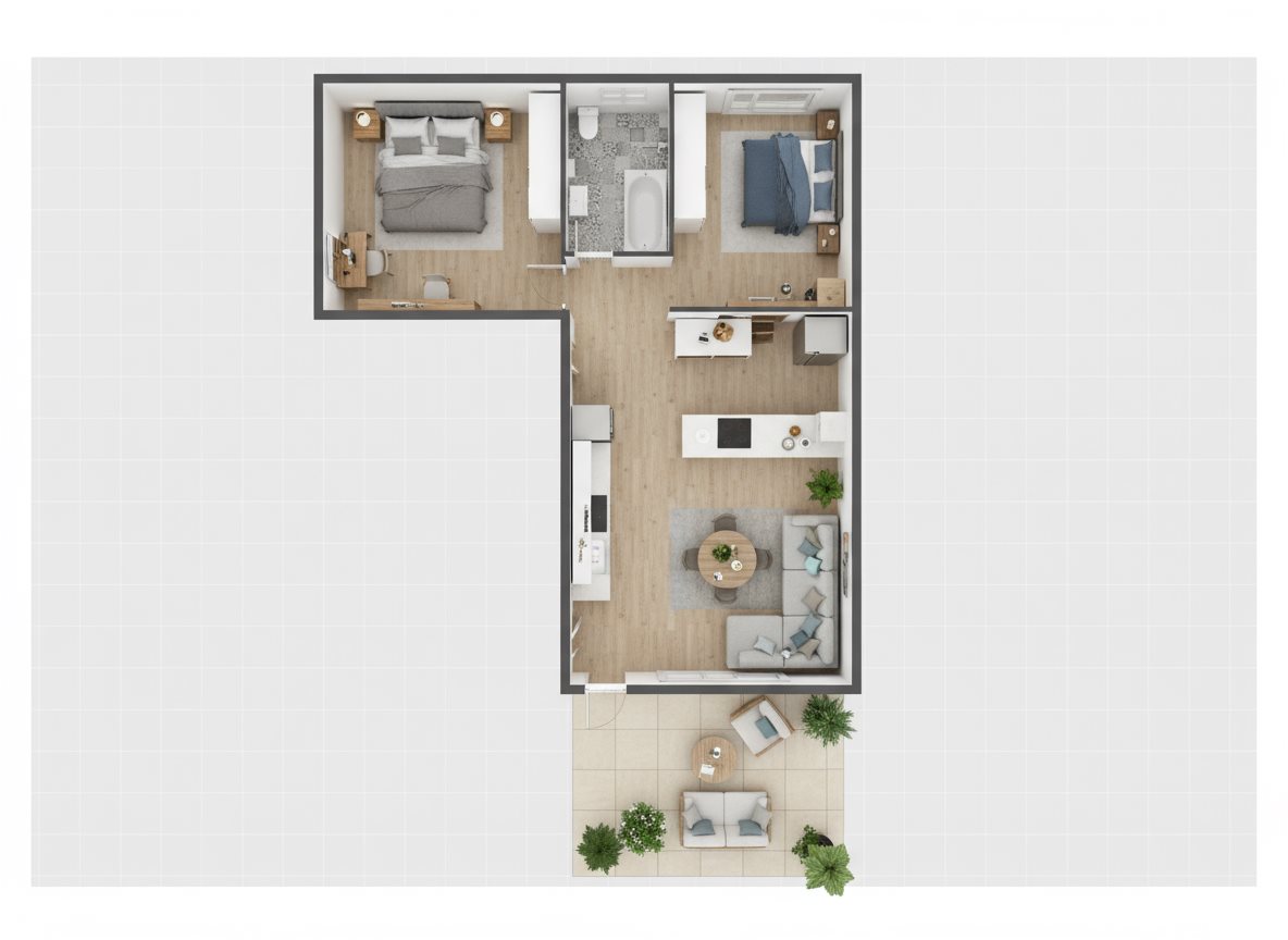 Appartement à vendre, 70m², Agay