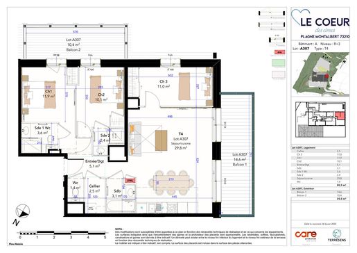 Appartement 4 pièces 81 m² · à Bellentre · 81 m² · 568 800 €