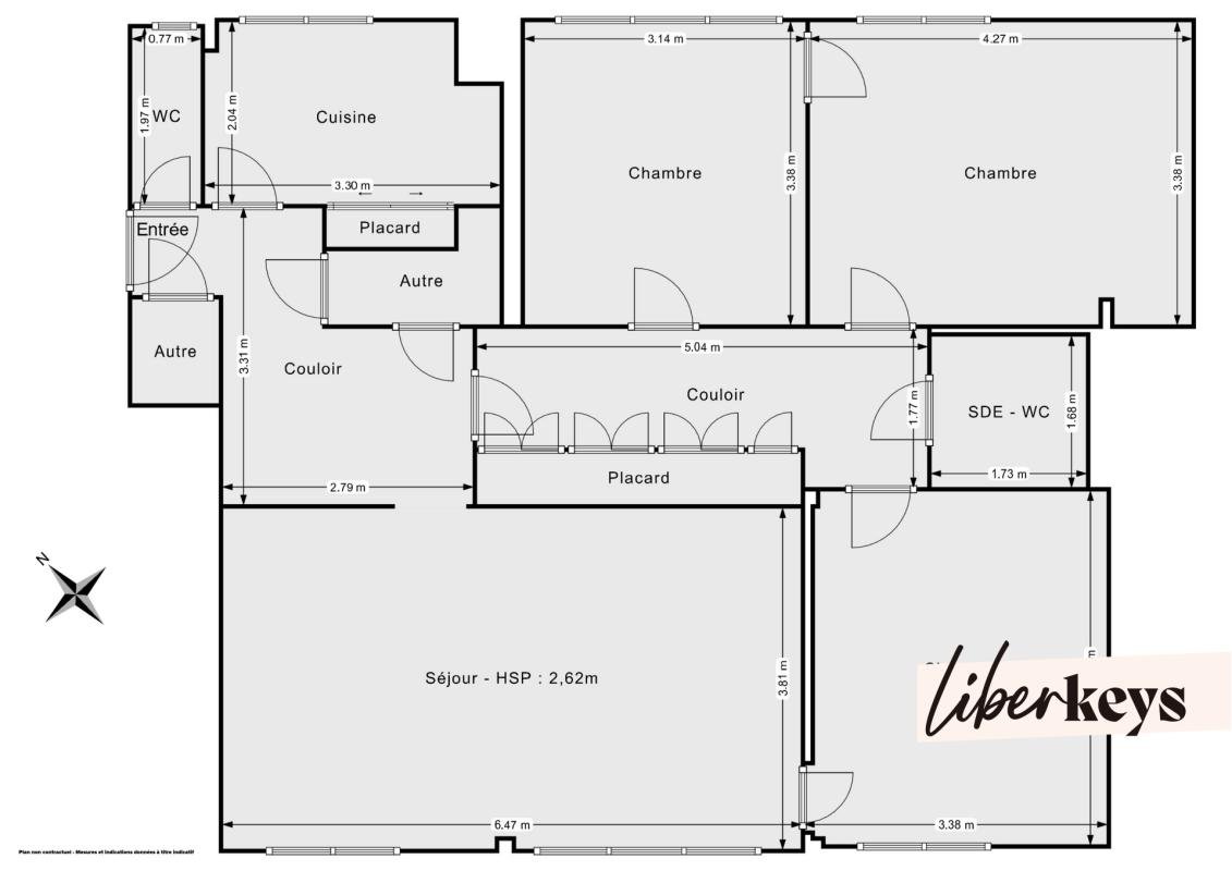 Appartement à vendre, 90m², Courbevoie
