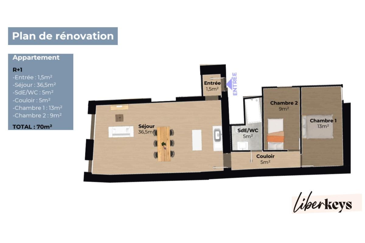Appartement à vendre, 69m², Saint-Chamond