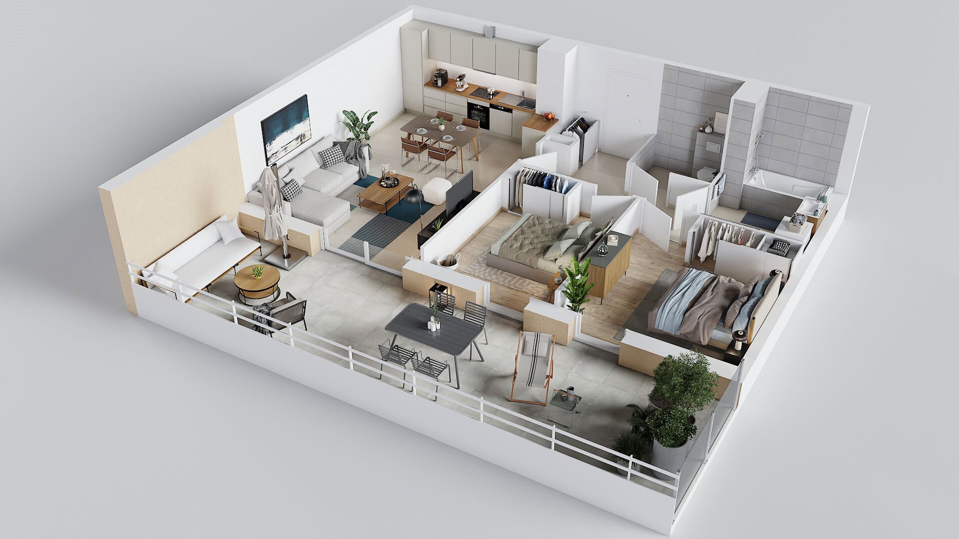 Appartement à vendre, 66m², Publier