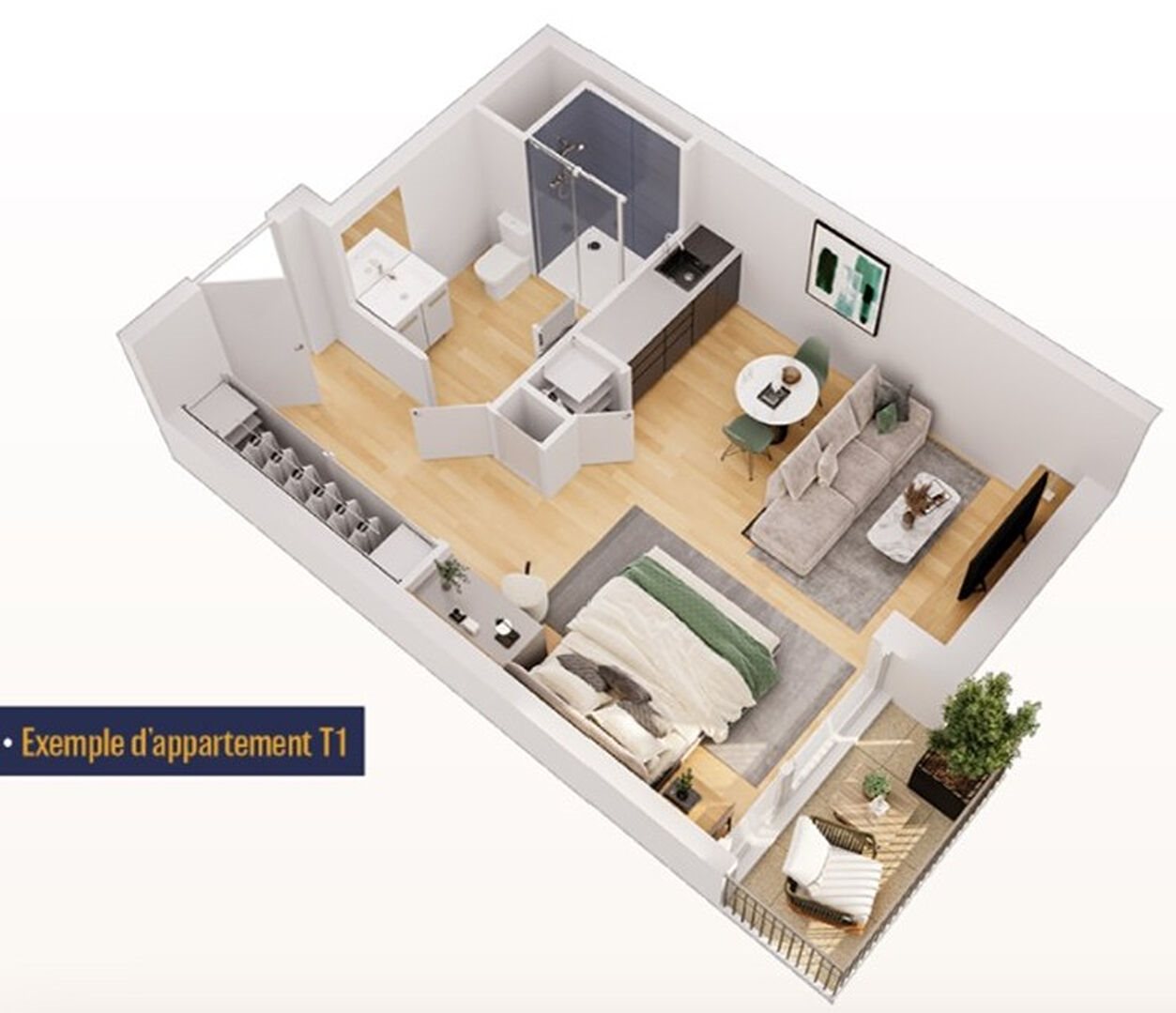 Appartement à vendre, 19m², Thonon-les-Bains