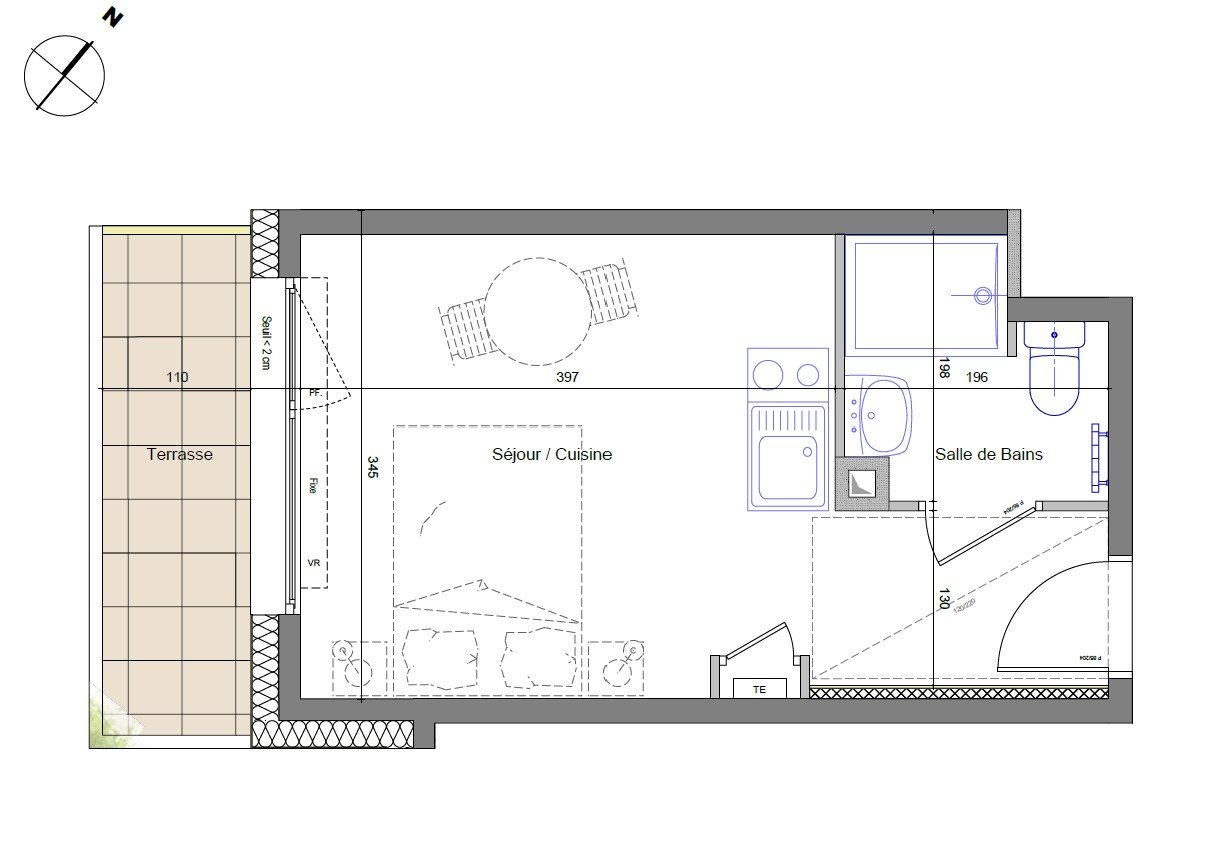 Appartement à vendre, 19m², Thonon-les-Bains
