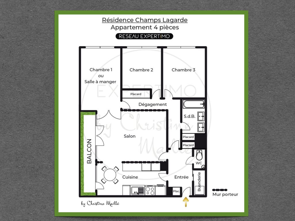 Appartement à vendre, 92m², Versailles