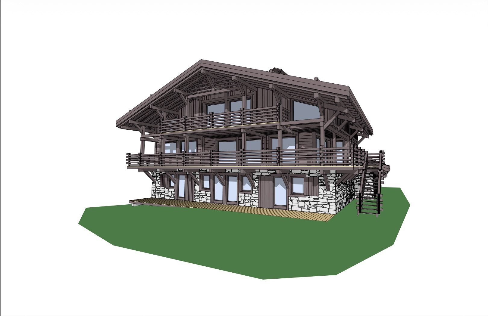Land with a fully approved building permit - View 5