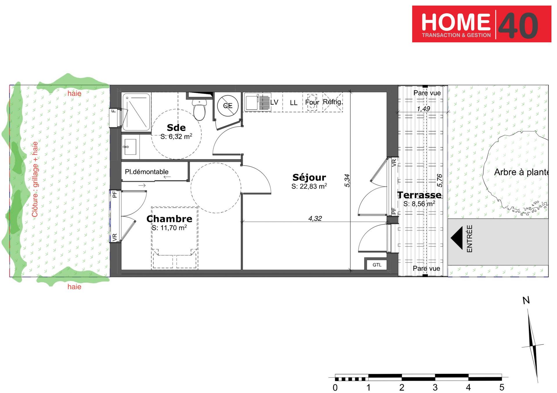 Appartement à vendre, 41m², Sanguinet