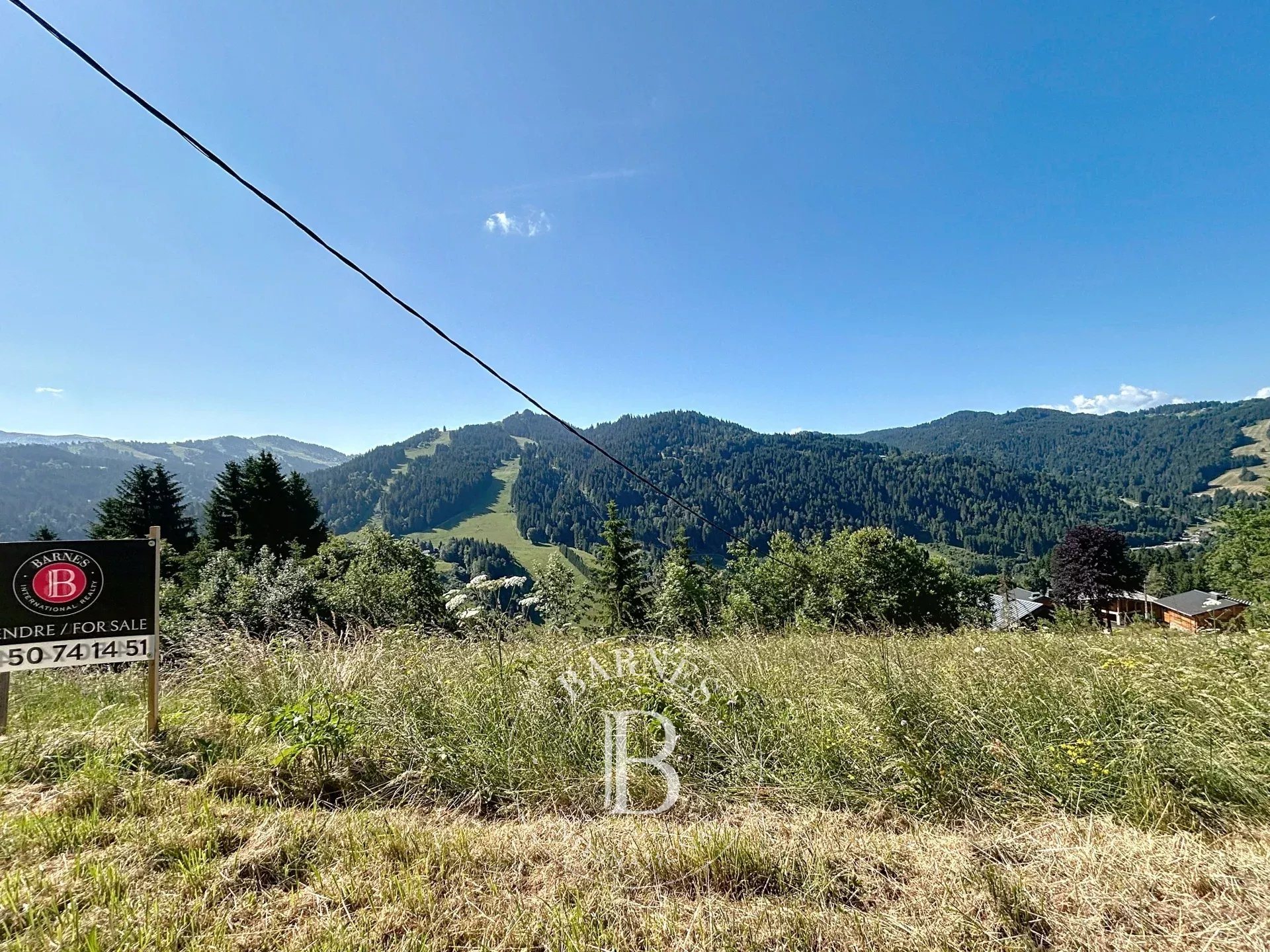 Les Gets - Exceptional Plot - 846 m² Buildable - Panoramic View - Vue 2