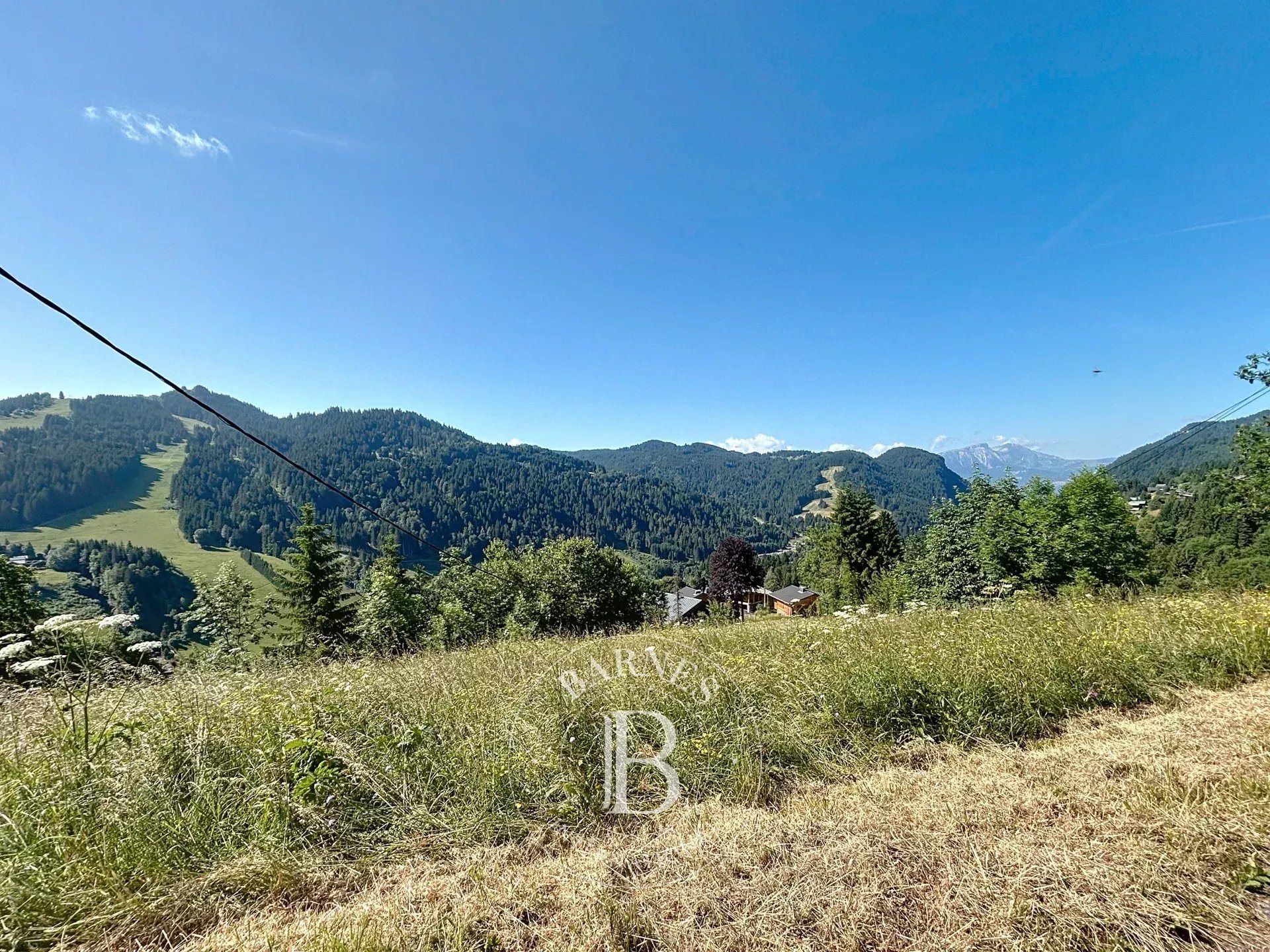 Les Gets - Exceptional Plot - 846 m² Buildable - Panoramic View - Vue 3