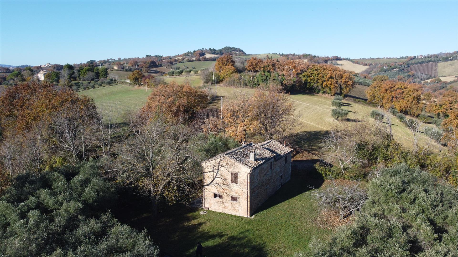 A few minutes from the village, in a charming position