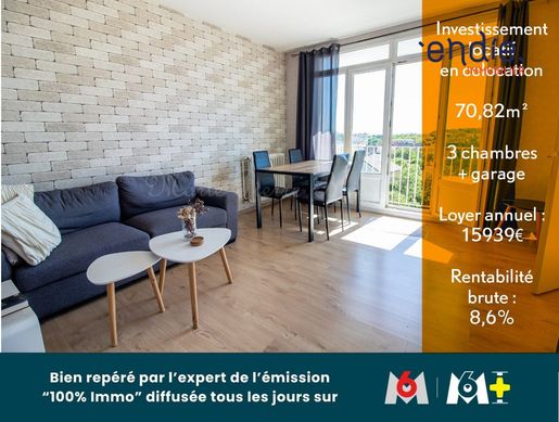 Appartement 4 pièces 71 m² · à Dijon · 71 m² · 185 000 €