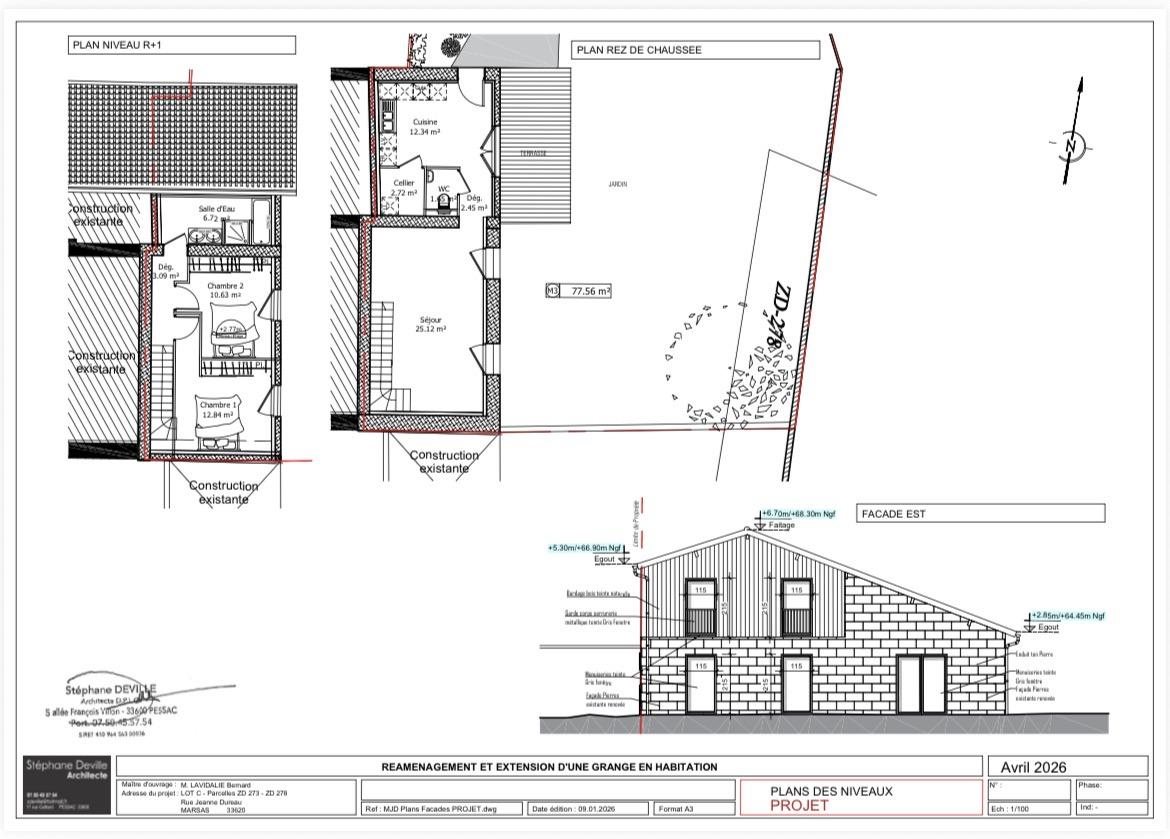 Maison à vendre, 80m², Marsas
