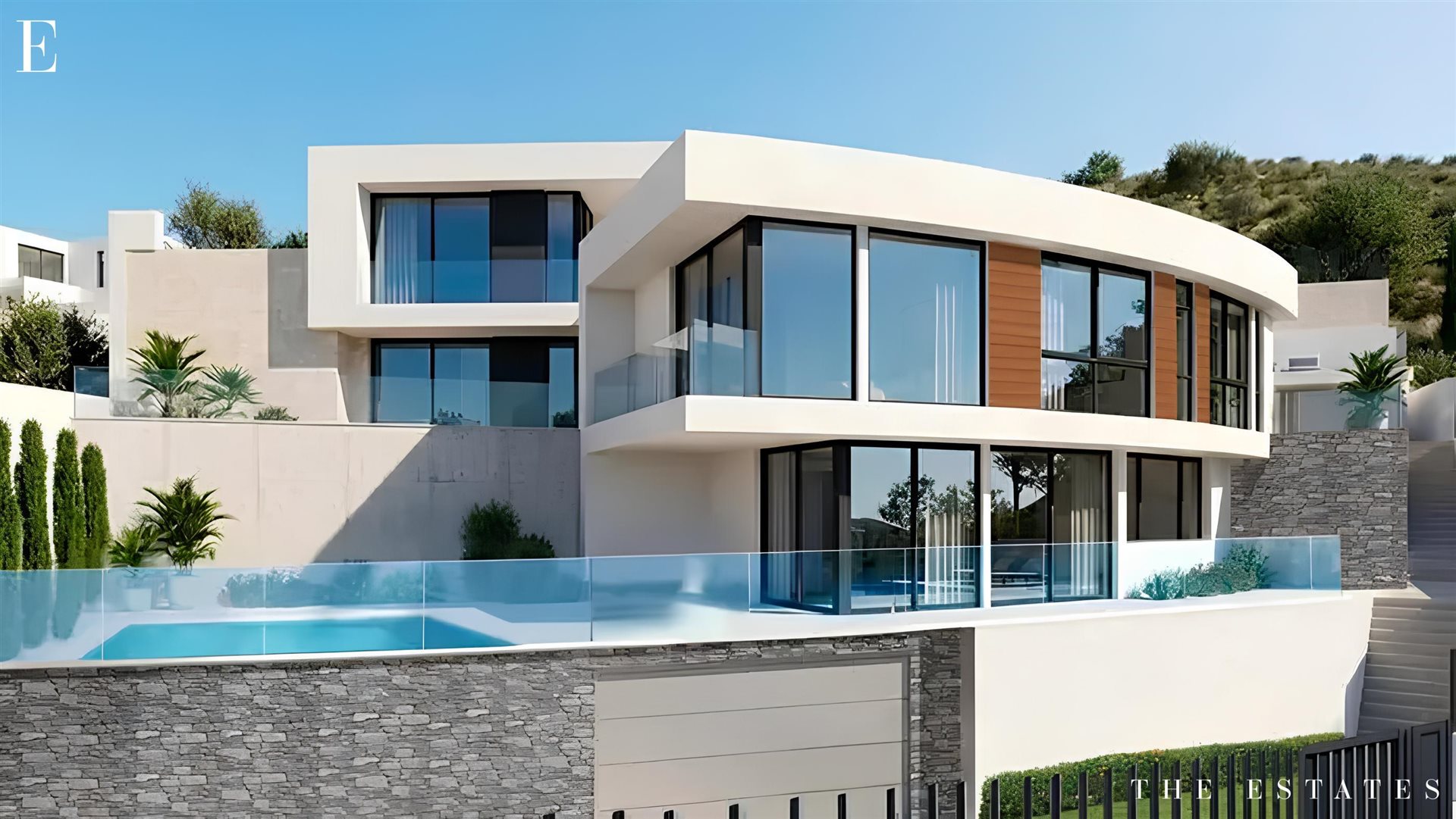 Vila Contemporânea de um Andar com Piscina Privativa, Tecnologia Inteligente e Entradas Integradas I