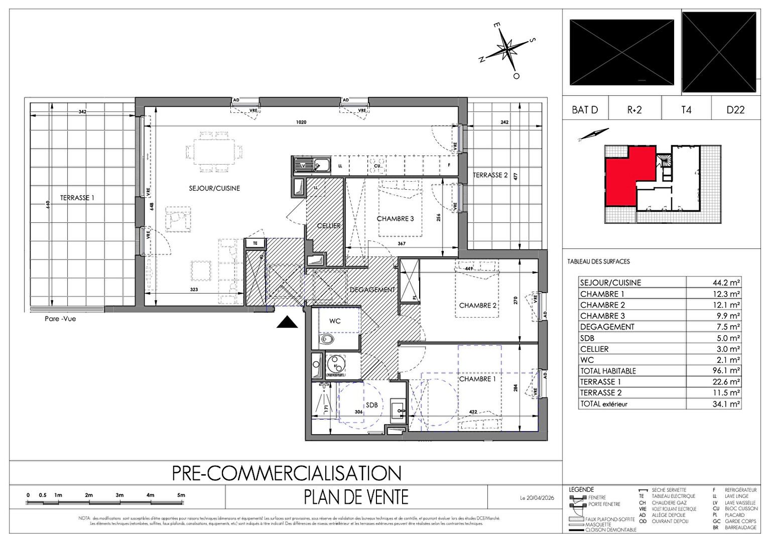 Appartement à vendre, 96m², Six-Fours-les-Plages