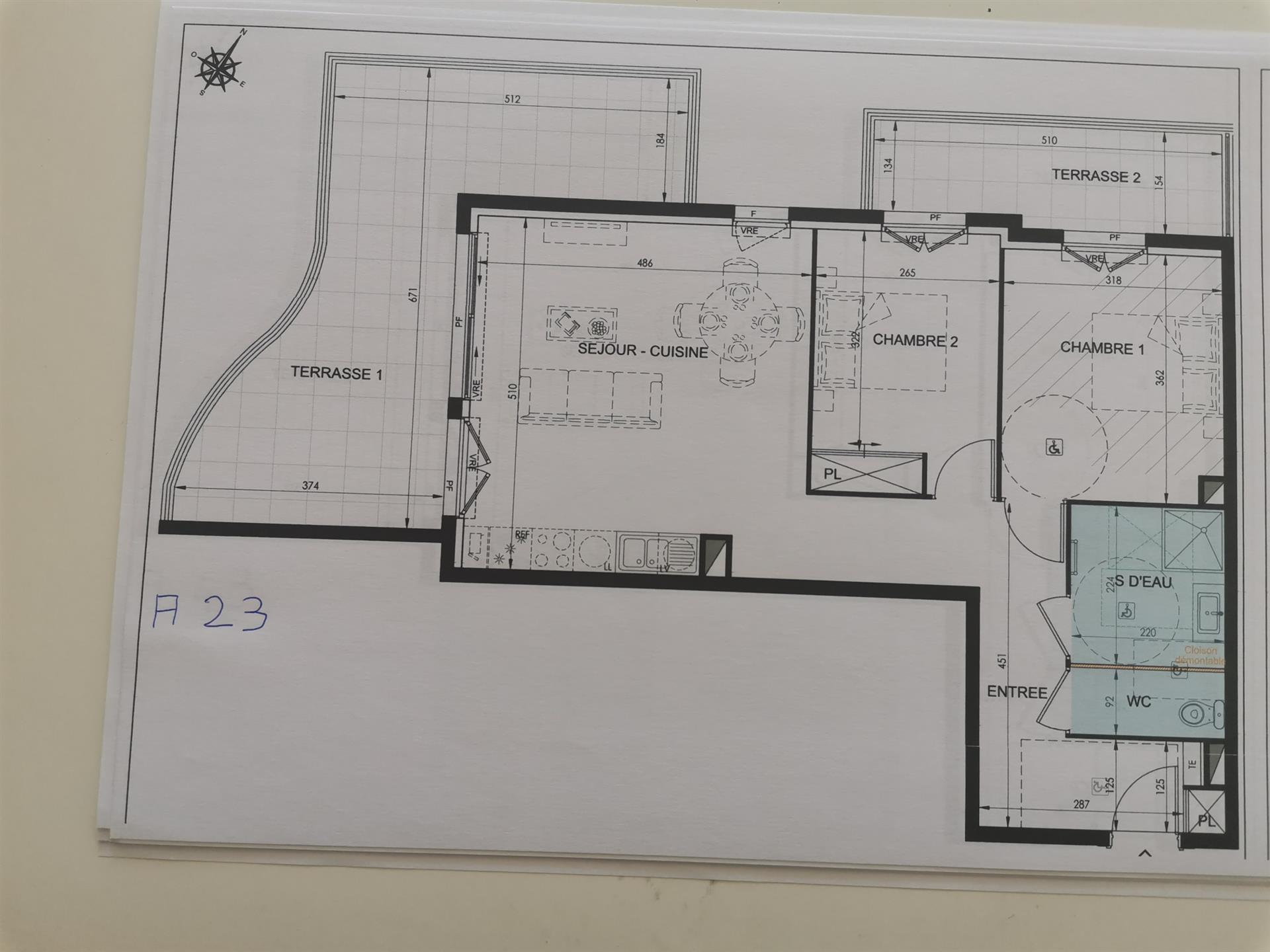 Appartement à vendre, 64m², Cagnes-sur-Mer
