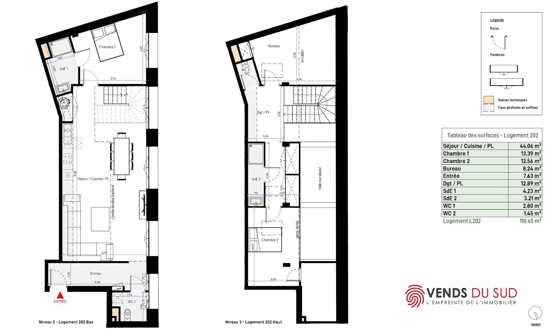 Appartement à vendre, 110m², Béziers