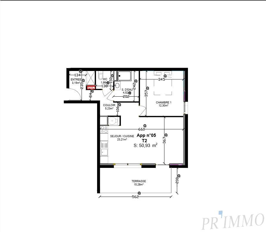 Appartement à vendre, 51m², Saint-Raphaël