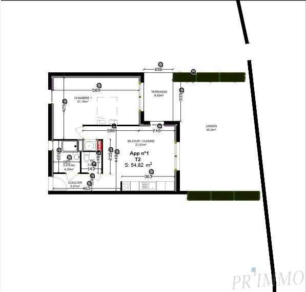 Appartement à vendre, 55m², Saint-Raphaël