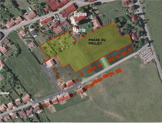 Terrain 535 m² · à Sainte-Barbe · 129 470 €