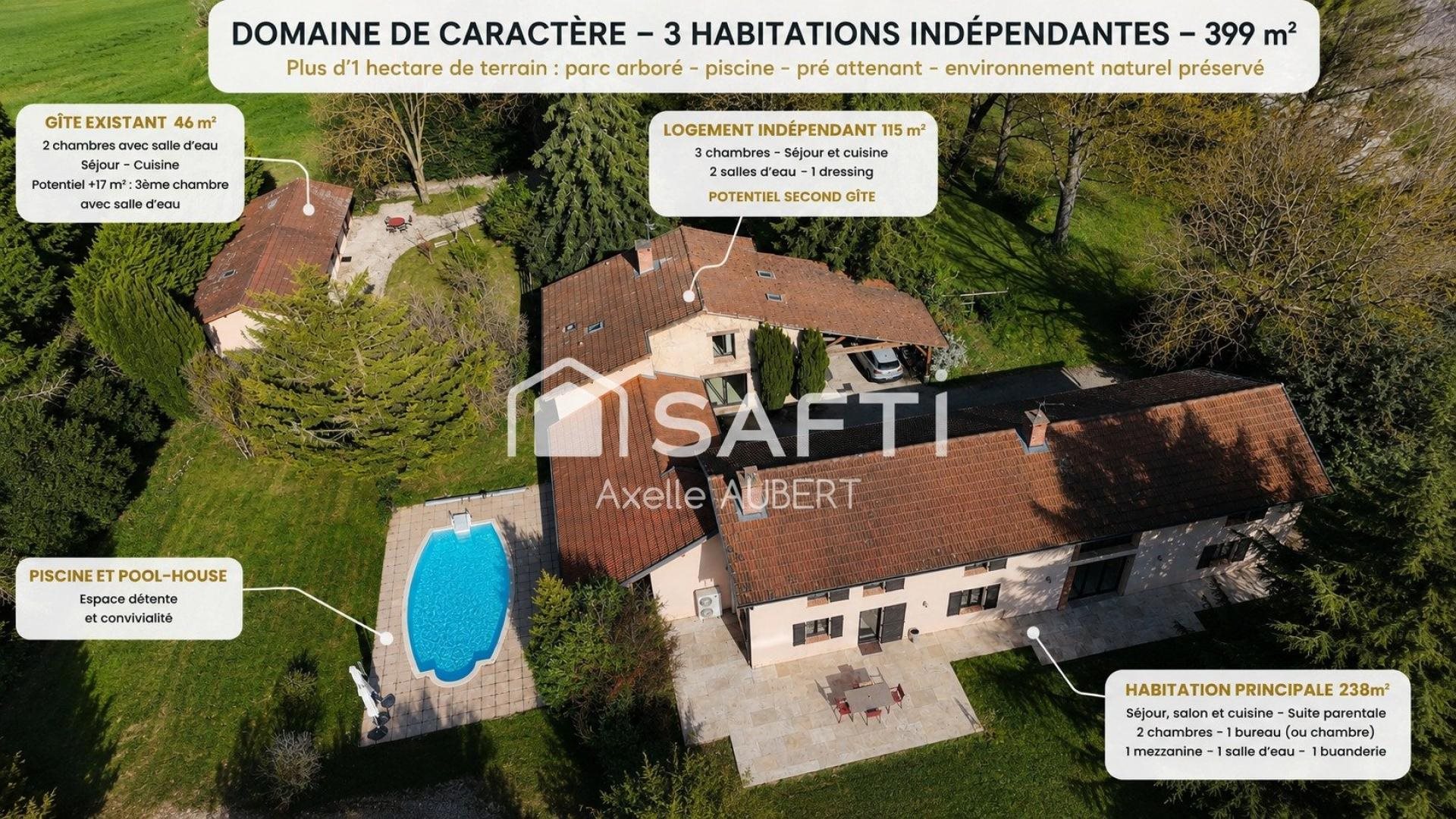 Maison à vendre, 399m², Saint-Nizier-le-Désert