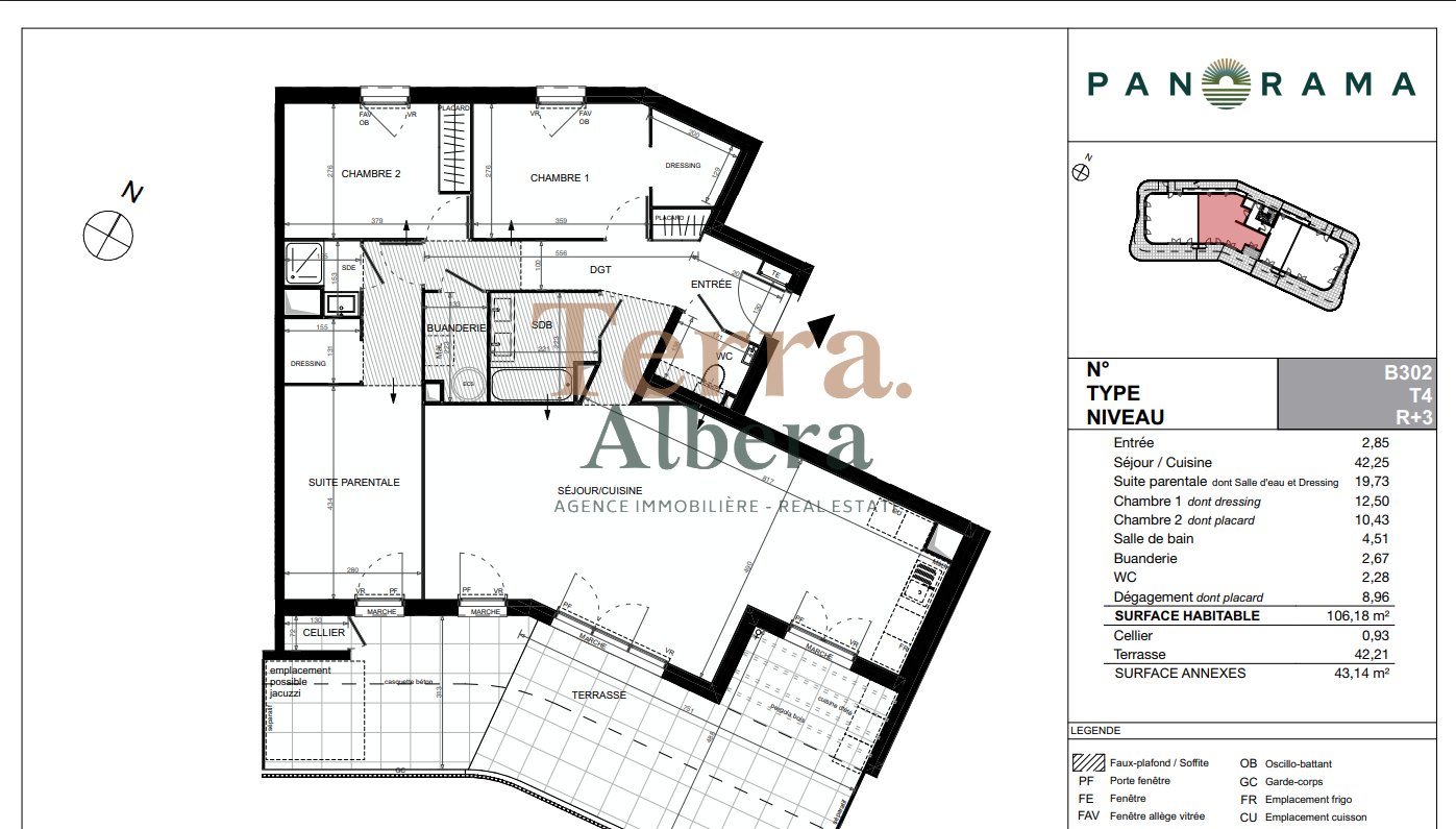 Appartement à vendre, 106m², Villeneuve-de-la-Raho