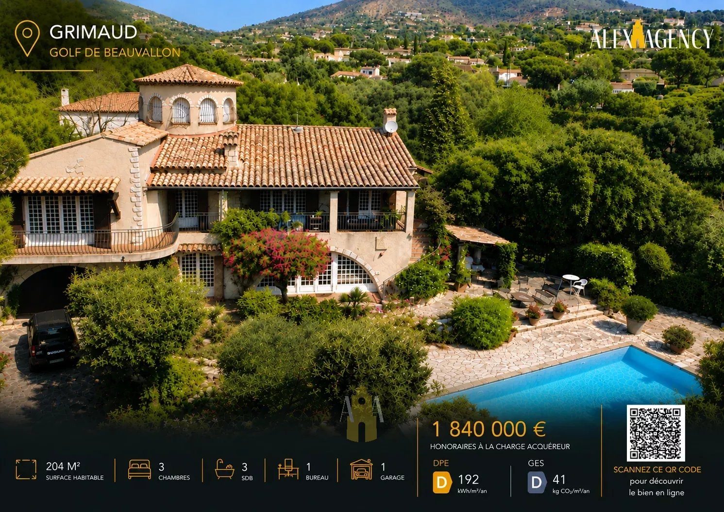 Maison à vendre, 204m², Grimaud