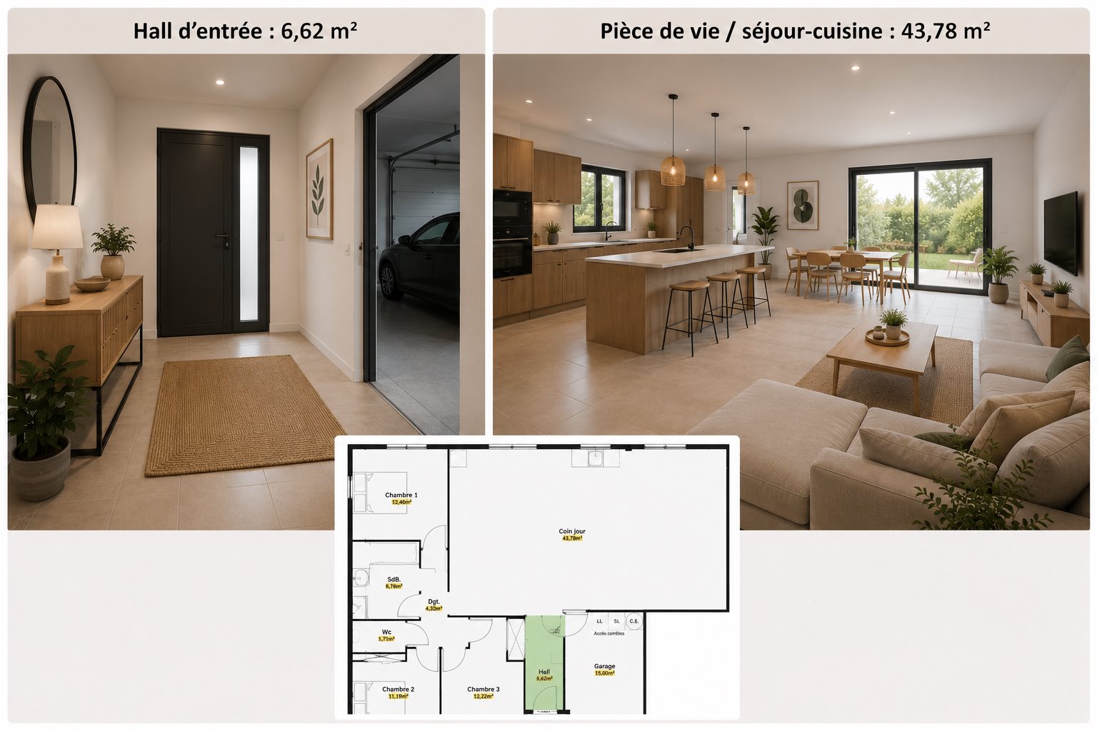 Maison à vendre, 98m², Montady